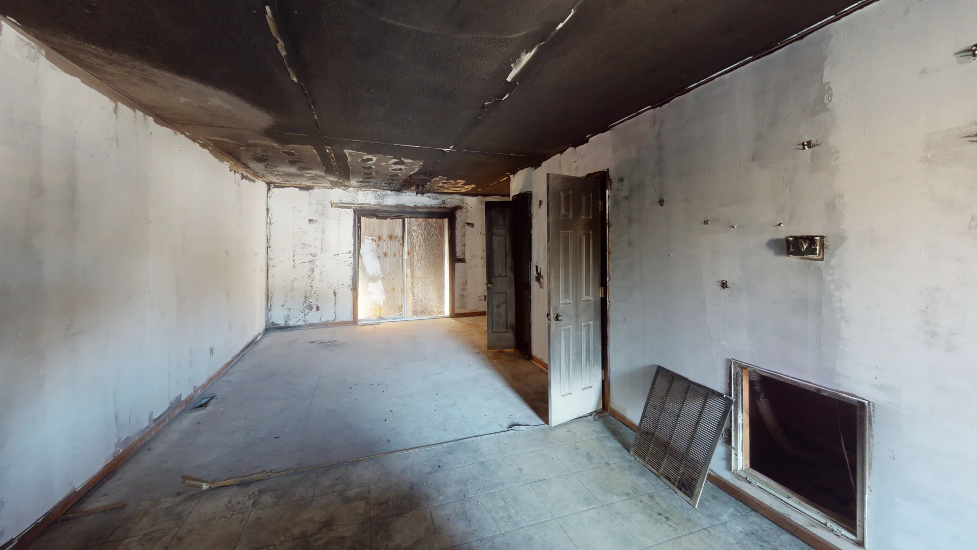 Fire Damaged